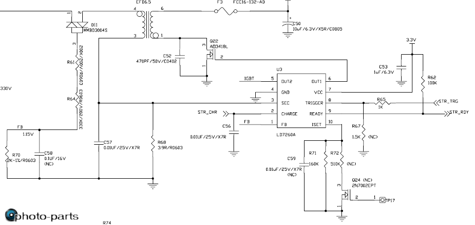 Flash charge driver LD7260